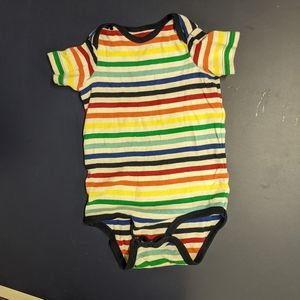 Primary rainbow onesie